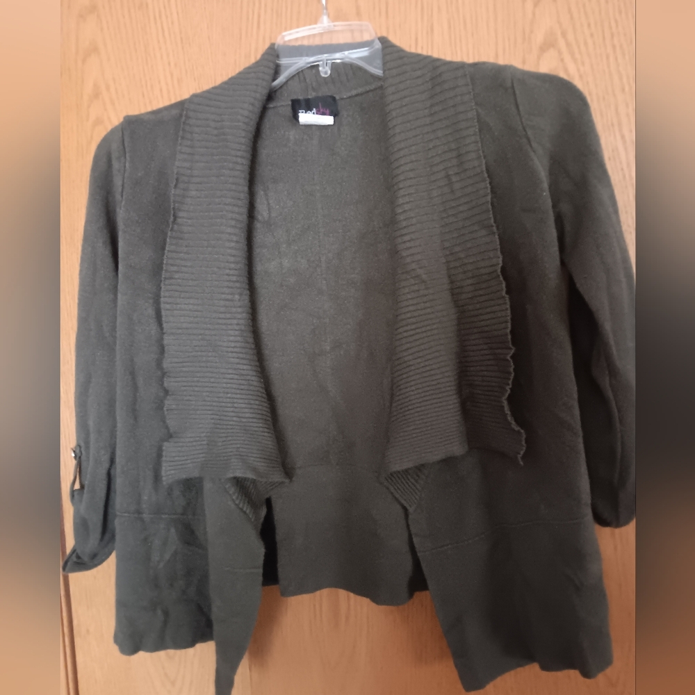 Women's size large,  Red Sky cardigan sweater